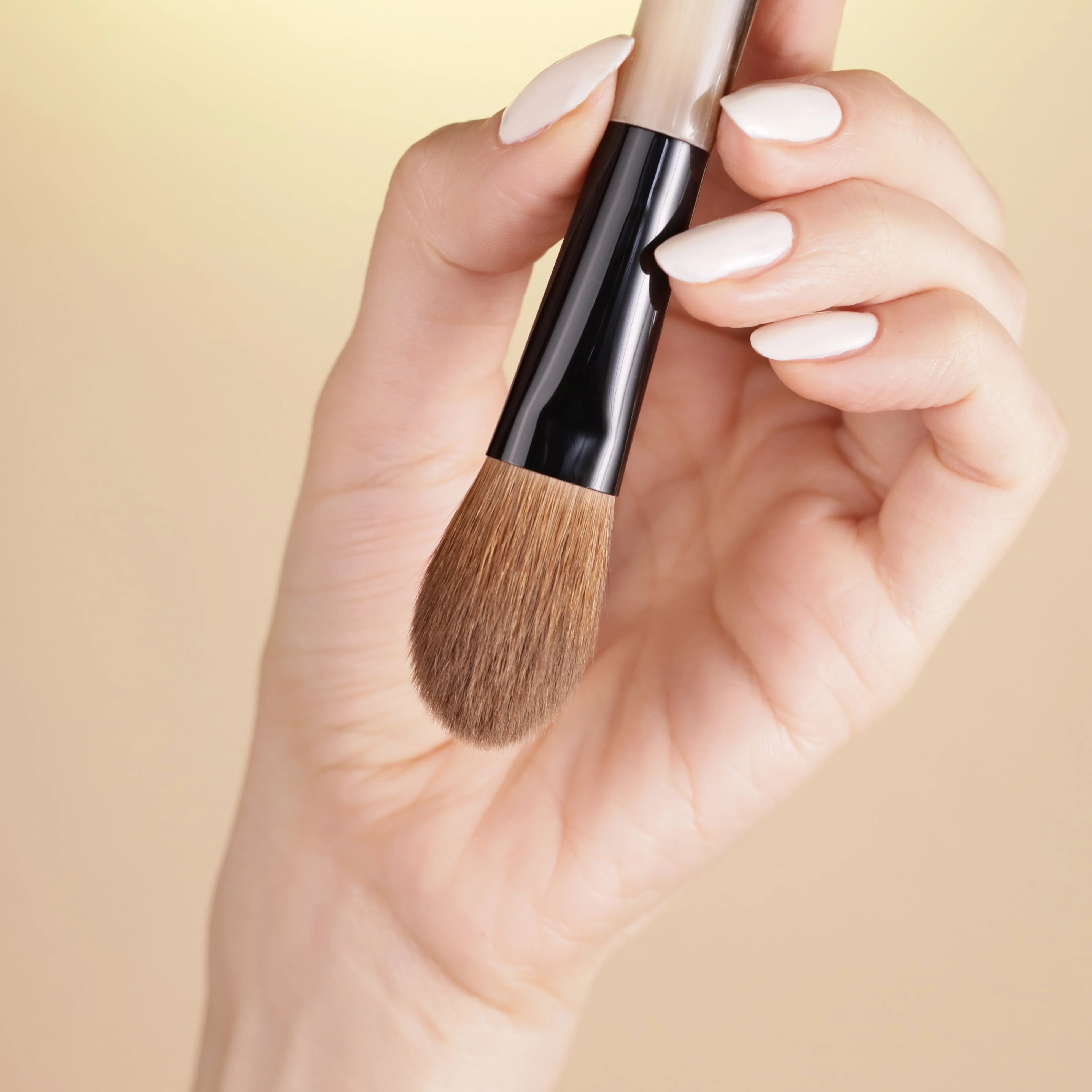Qiaolianggong Professional Handmade Makeup brush Kolinsky Hair Powder Brush Facial Makeup brush 4