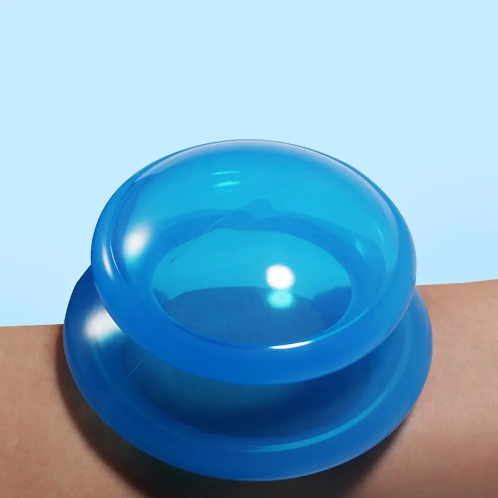Silicone Vacuum Cupping Set Massage Body Cups Back Gua Sha Suction Cup Anti-Cellulite Skin Lift Physiotherapy Jars Slim 3