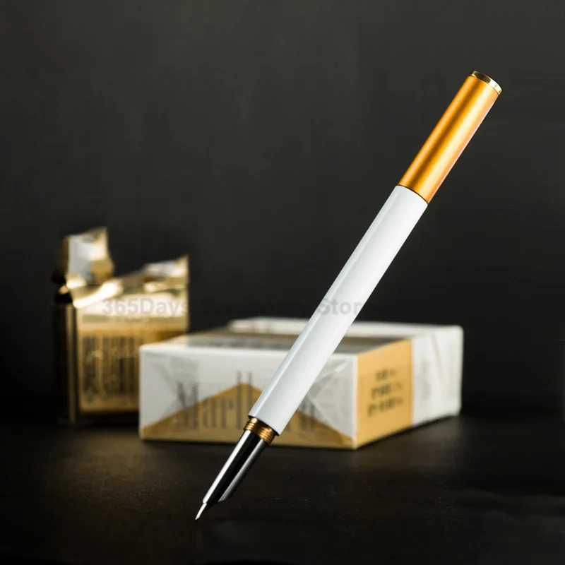 tobacco pen Portable Fun Beautiful Mini Pocket Cigarette 0.5mm Fountain Pen Smooth  Business Writing Gift Creative Pen Absorb Ink