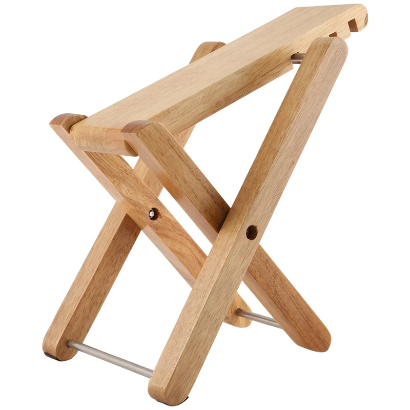 Guitar Foot Rest Footrest Foldable Wood Footstool Foot Stool Adjustable