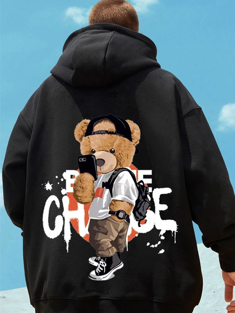 【GRAVER】23FW★ Big Drawing Letter Bear Sweatshirt GRAVER]☆BIG DRAWING LETTER BEAR SWEATSHIRT (GRAVER