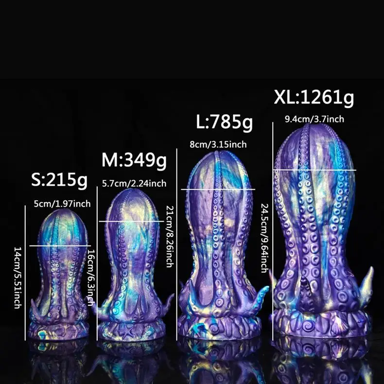 Tappo anale con ventosa a forma di polpo, pene finto, dilatazione anale unisex, autostimolatore SM, accessori sessuali YX_voghion.com