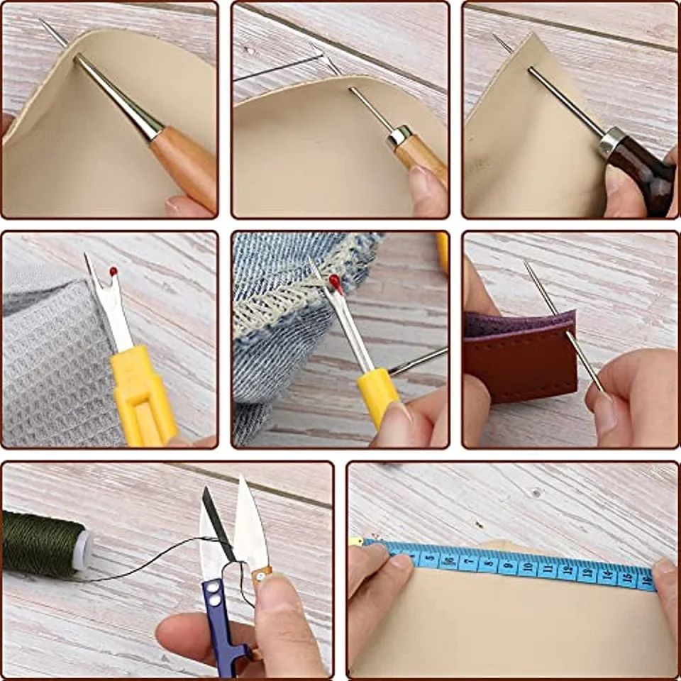 45Pcs Leather Sewing & Upholstery Repair Kit 5
