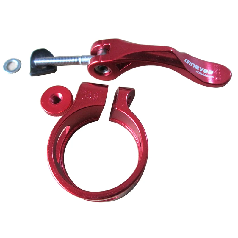 31.8mm 34.9mm Auminium Alloy Quick Release Bike Seatpost Clamps QR MTB Road Mountain Bicycle Seat Post Clamp Pipe bike seatpost clamp