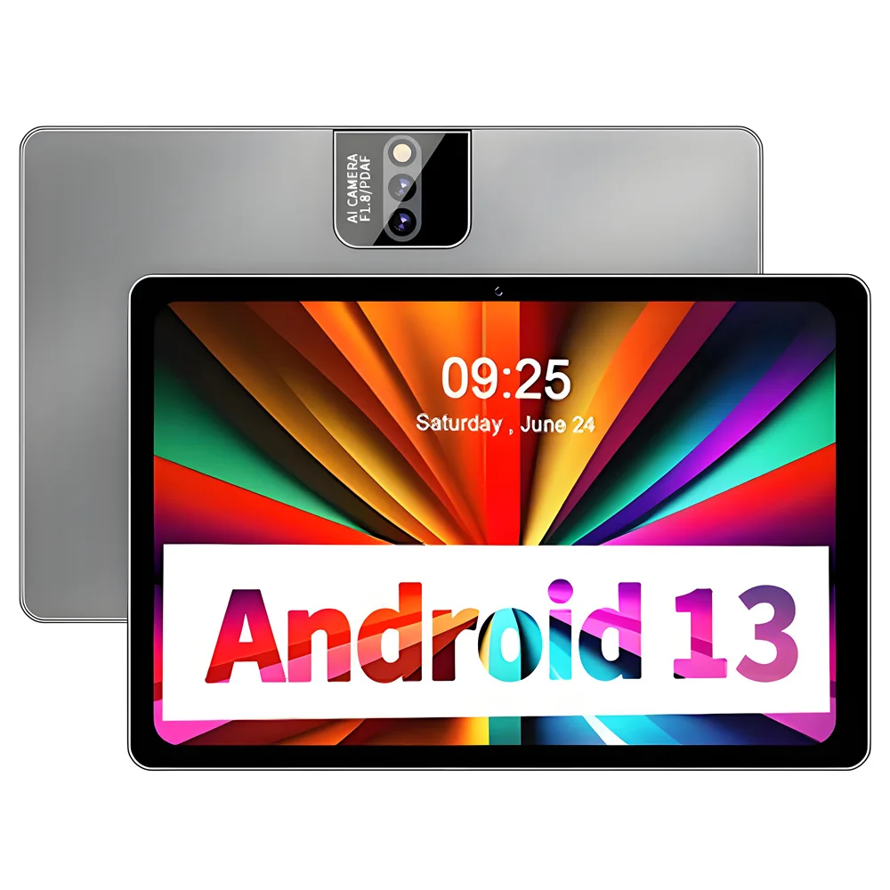 BDF TAB 안드로이드 13 태블릿, 10.1인치, 옥타코어, 5G WiFi, 64GB, 5000mAh, HD IPS 디스플레이, 듀얼 카메라, 블루투스, FM, TYPE-C
