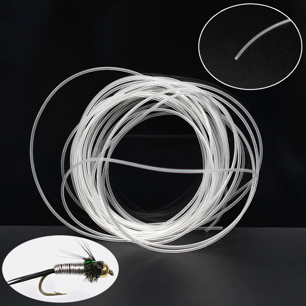 MNFT 5Meters Hollow Tubing-Hareline Fly Tying Stretch Body Rib-Micro Midge Standard