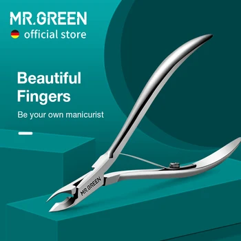 MR.GREEN Nail clippers Nail clippers Manicure scissors Stainless steel clipper Dead skin removal scissors Pusher Tool Trimmer 1