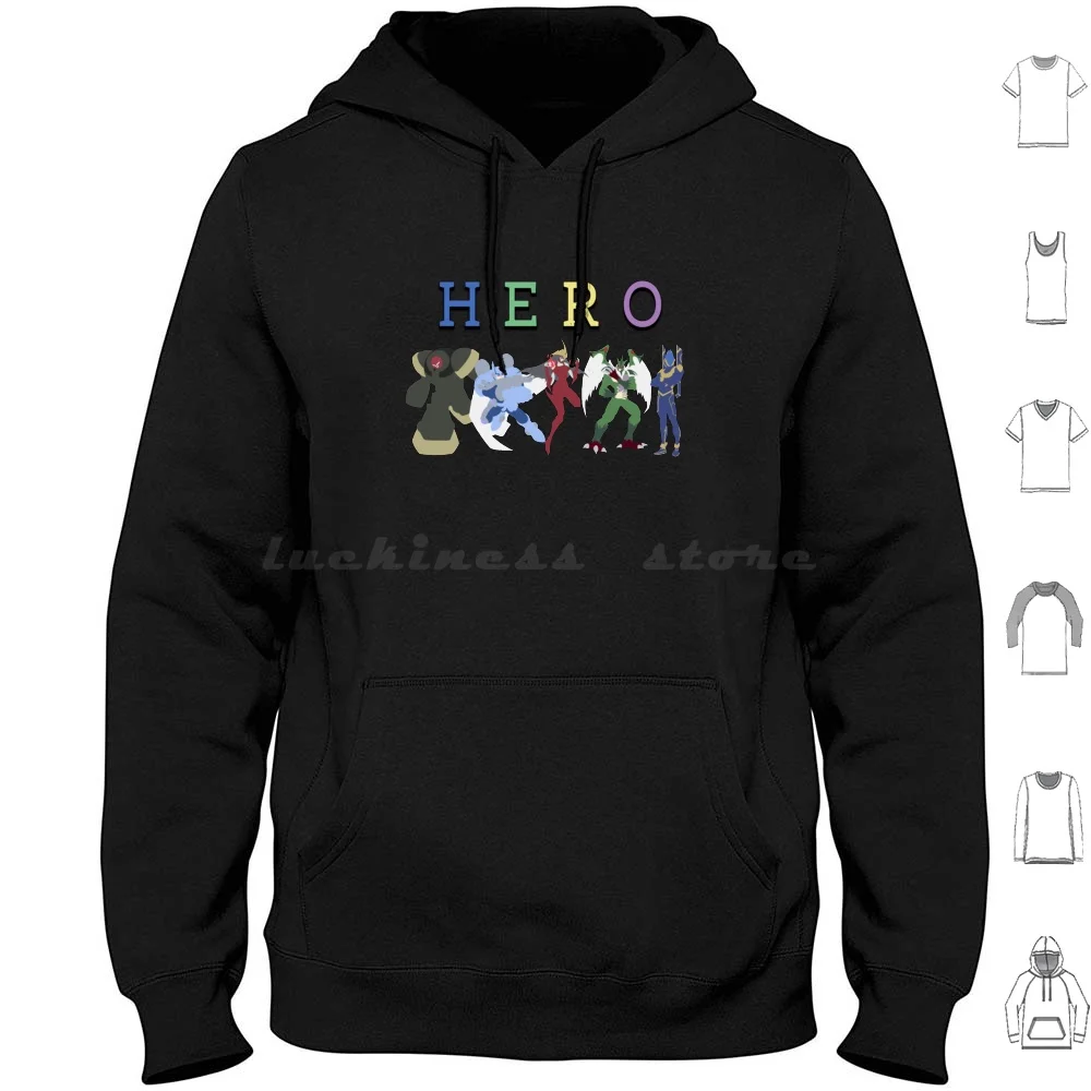 Heroes Group Active Hoodies Manica Lunga Yugioh Yu Gi Oh Anime Kaiba Seto Kaiba Duel Gx Yugi Meme Game Japan Joe