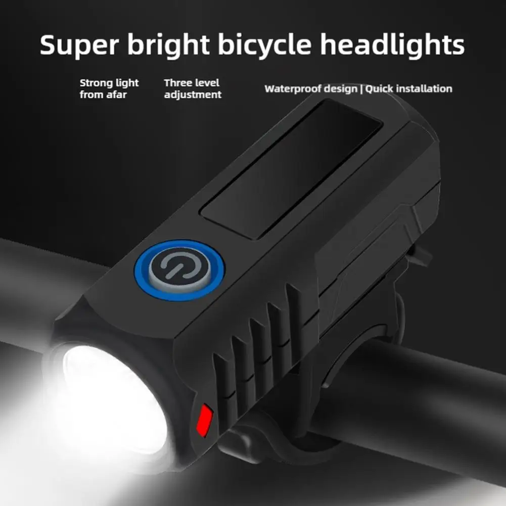 Rechargeable LED Front Bike Light for Mountain Cycling