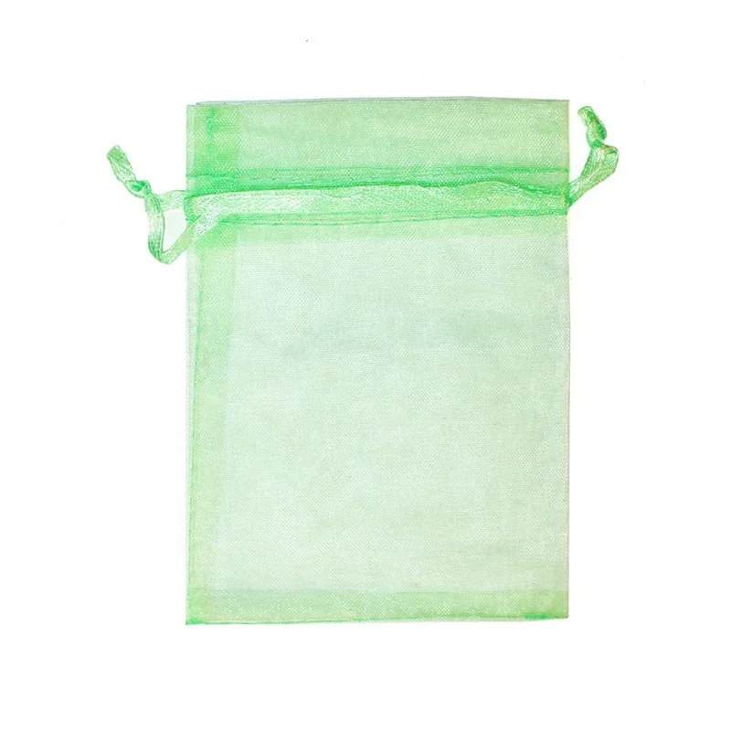 200 Stück 13 x 18 15 x 20 cm tragbare Organza-Beutel mit Kordelzug, Geschenkbeutel, Sacchetti Gioiello, Farbgebung, Hochzeit, Weihnachten, individuelles Logo – Detail 9