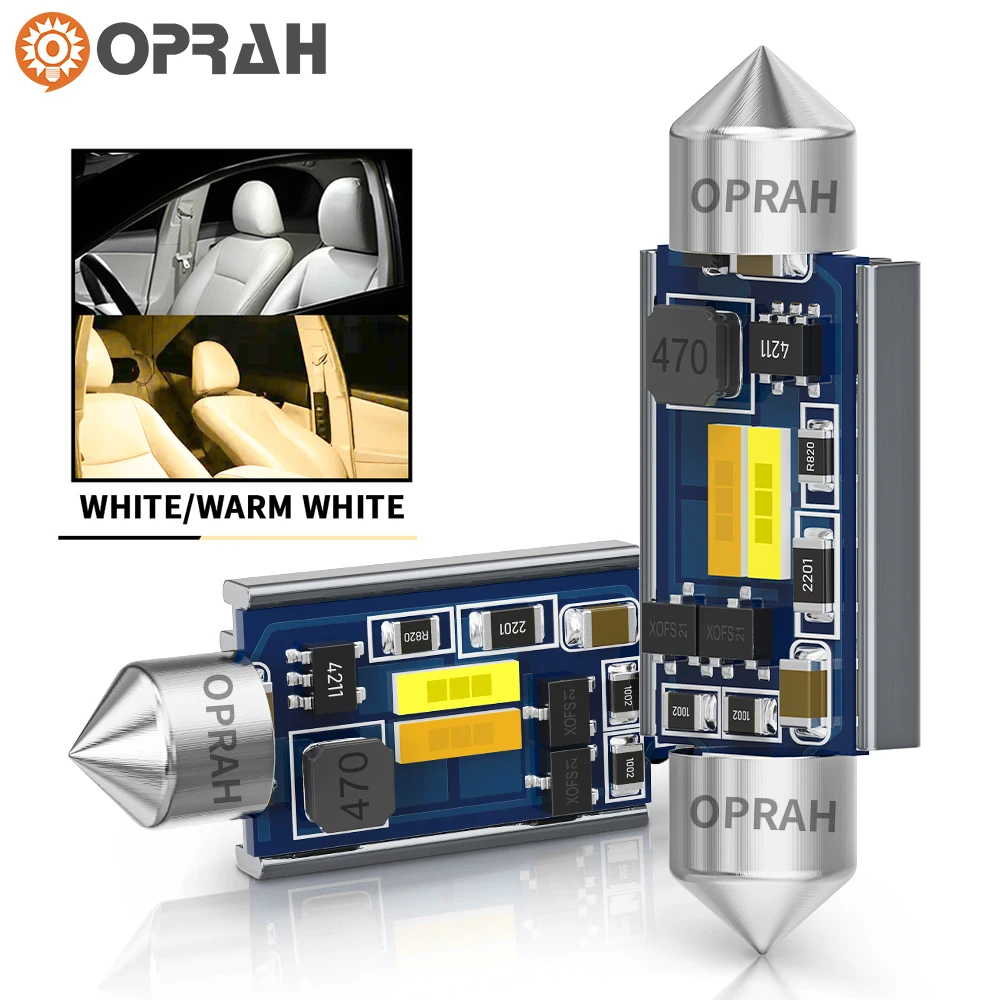 

Oprah 2Pcs C5W светодиодный CSP 1860 сигнальная лампа Canbus лампа 31 мм 36 мм 39 мм 41 мм фестон светильник C10W светодиодный Автомобильная интерьерная лампа для чтения