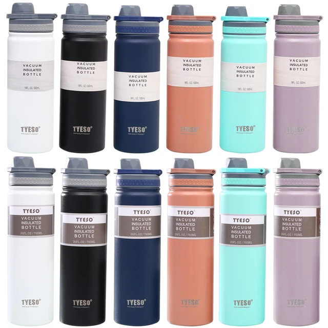 Stainless Steel Water Bottle Large Capacity Vacuum Flask Insulated Water  Cup Travel Water Bottle Fashion Mug 530ml/750ml - AliExpress