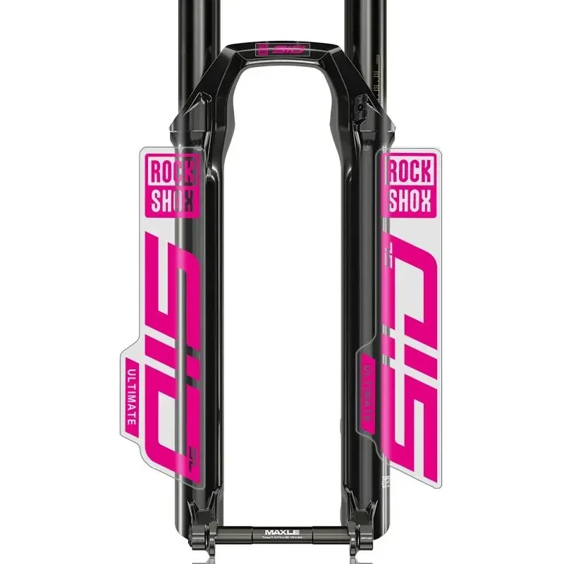 Front Fork Rockshox SID Sticker Bicycle Decorative Mountain Bike Front Fork Decals Waterproof Transparent Bottom Cycling Sticker