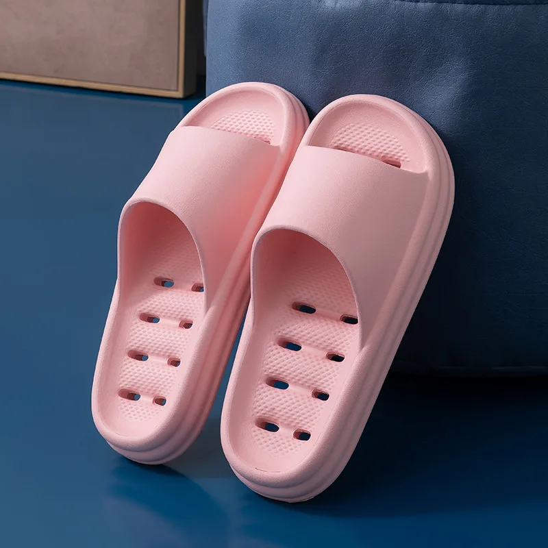 

273stepping on shit, non-slip, anti-odor slippers for home use, women's summer indoor and outdoor