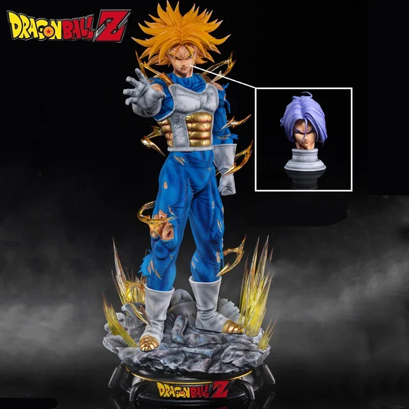 

32cm Dragon Ball Z Trunks Super Saiyan Action Figurines Statue Gk Dbz Pvc Anime Figure Collection Model Doll Children Toys Gifts