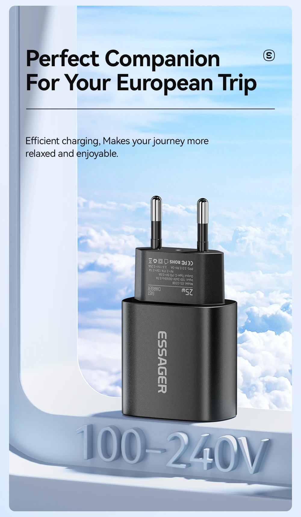 25W USB C Charger Set PD Fast Charge Charger Quick Phone Charger for iPhone 16 1