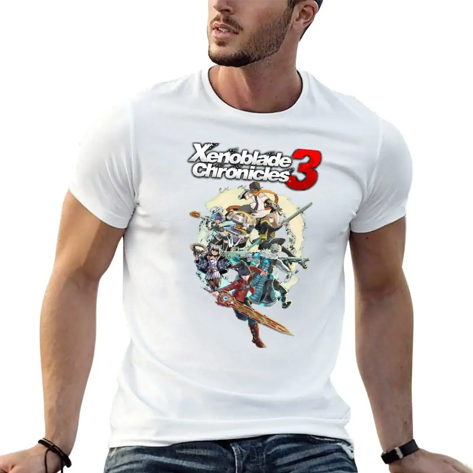 Xenoblade-Chairs 3 All Times Of Game T-Shirt Customs Anime Plain Magliette Per Uomo