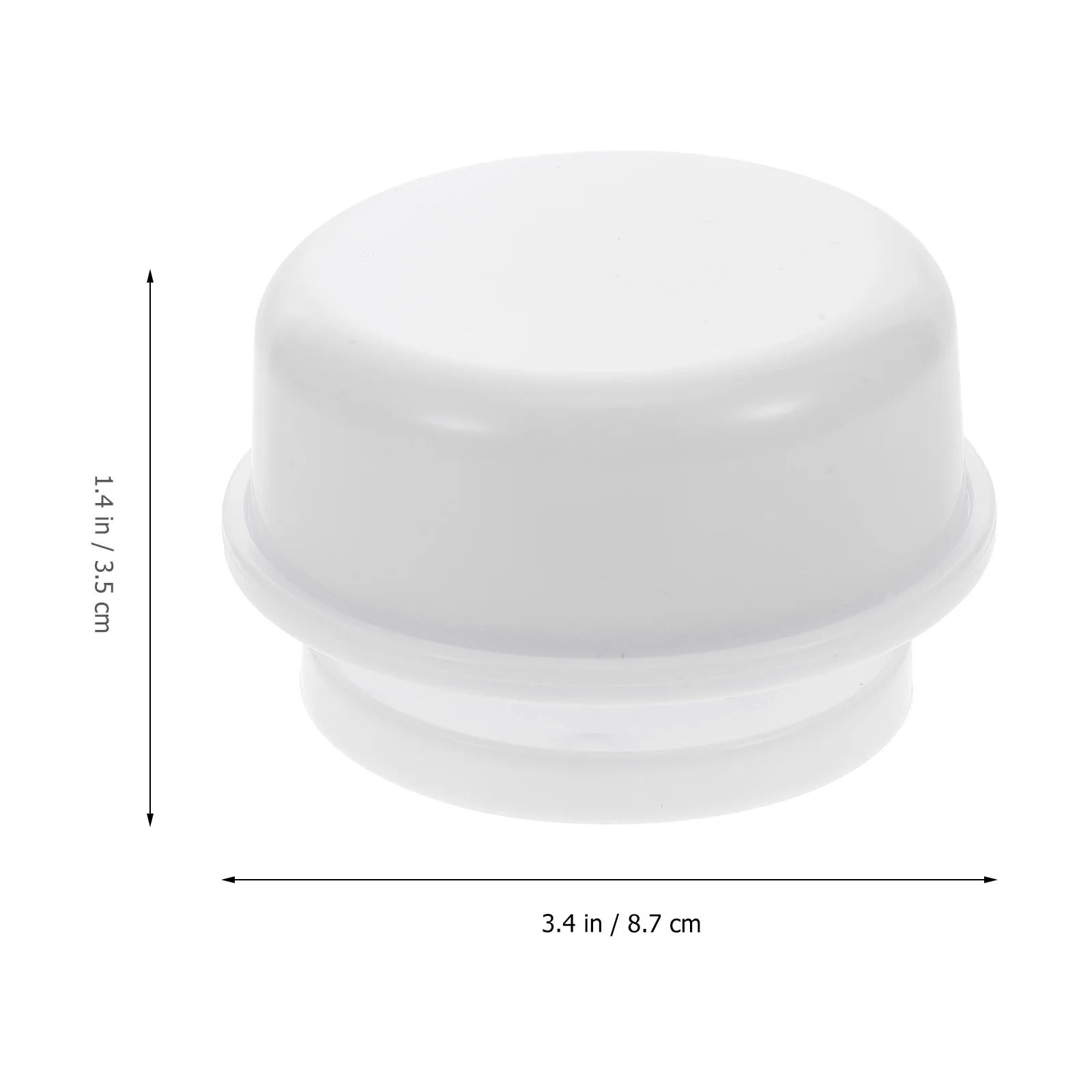 2 Pcs Music Box Base Musical Replacement Parts Clockwork for DIY Suite Round Clay Plastic Movement