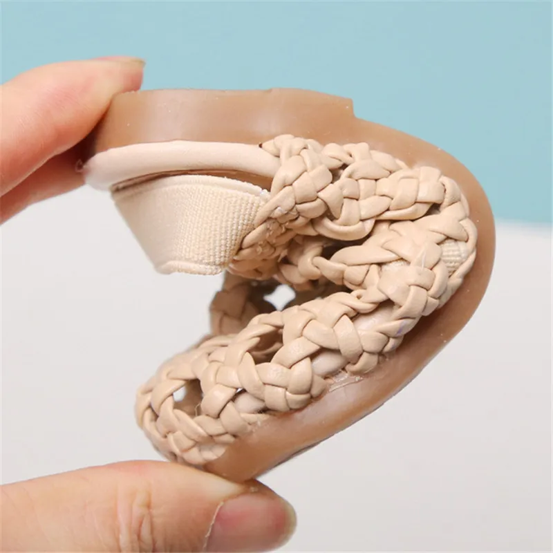 New Summer Infant Shoes Hollow Out Braid First Walkers Soft Sole Fashion Baby Girls Sandals EU 15-25