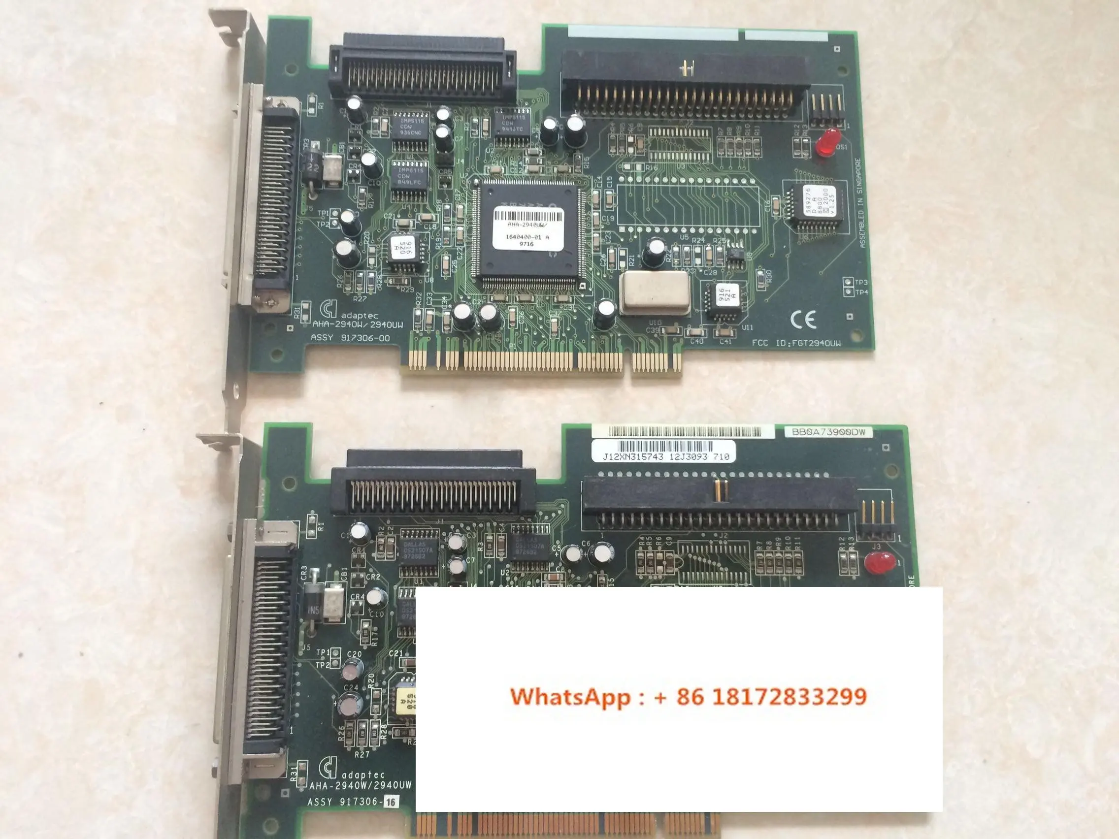 OriginalAdaptecAHA2940W2940UW50pin68pinPCISCSICardSupports