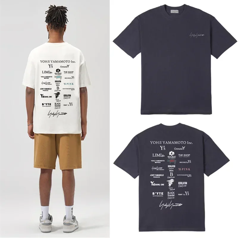 

Co-branded limited edition letter print, Japanese summer men's and women's cotton short sleeve Tee tide summer hot style.