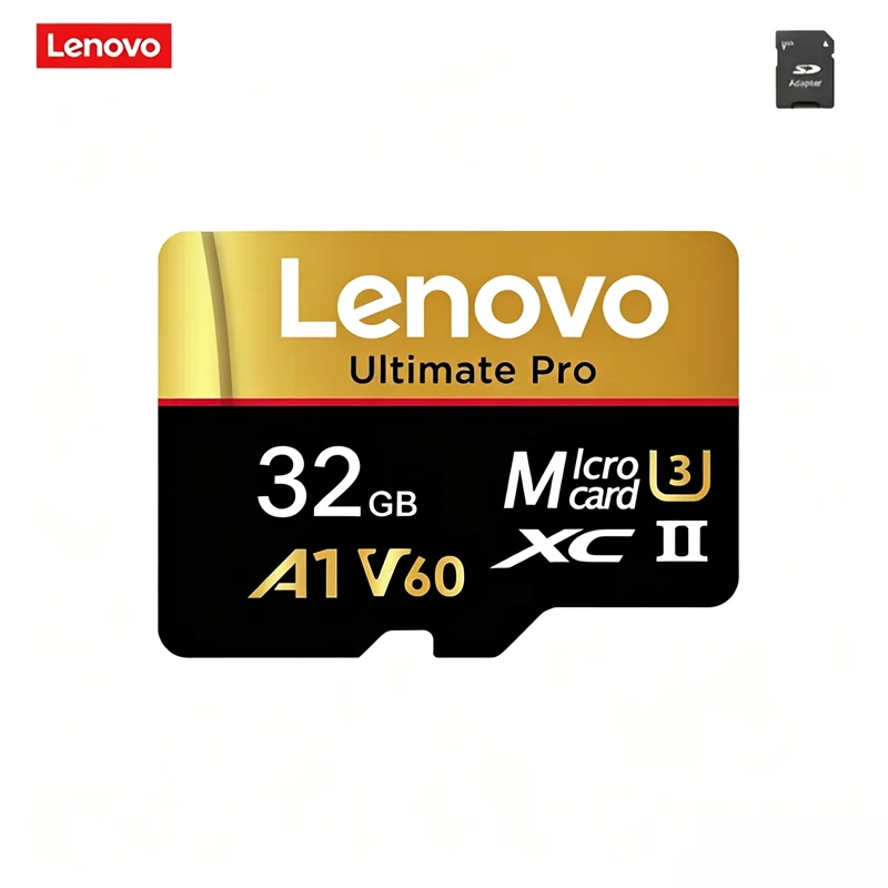 Lenovo High-Speed UHS-I C10 U3 Micro SDXC TF Memory Card
