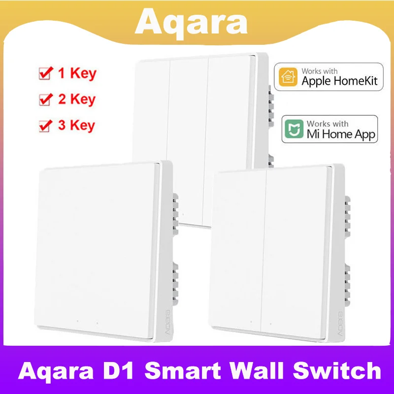 AqaraD1WallSwitchZigBeeSmartWirelessKeyLightRemoteControl