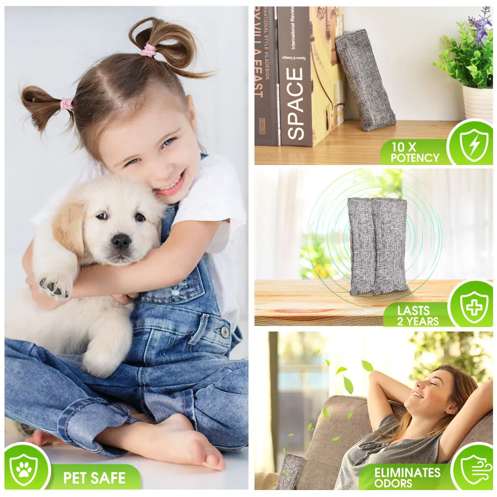 Bamboo Charcoal Air Purifier Activated Charcoal Odor Absorber Bamboo Charcoal Odor Absorber 10-30pcs Bamboo Charcoal Bags Air Purification