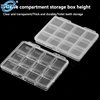 12 Grids Plastic Organizer Holder For Nail Art Stone Jewelry Glitter Accessory Storage Box Bead Decoration Collector Tools 1