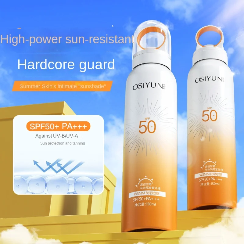 OSIYUN Whitening Sunscreen Spray Makeup Cosmetics Facial Face Body Neck