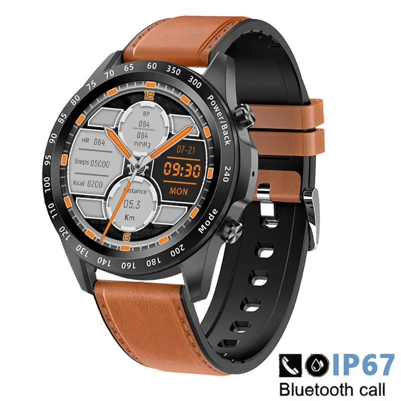 2022 Men Smart Watch Heart Rate Blood Pressure IP67 Waterproof Sports Fitness Luxury Watch Bluetooth Call Smartwatch Music Clock 