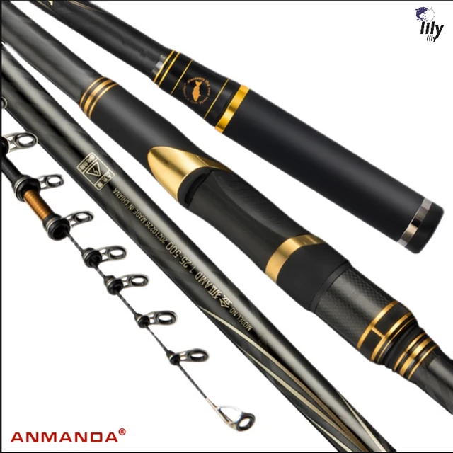 Lily Anmanda Fishing Rod 5m High Carbon UltraLight Telescopic Rock