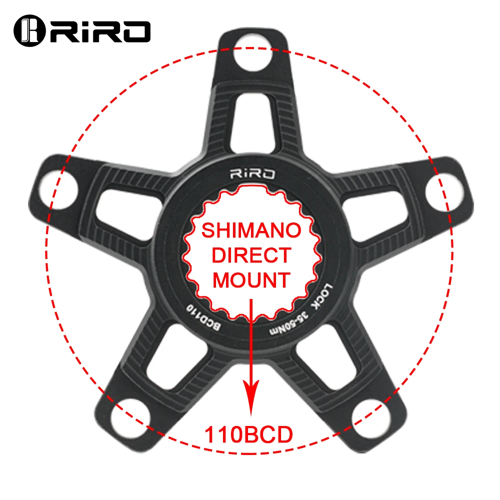RIRO 4 ボルト チェーンリング アダプター Easton EC90 XXE 5