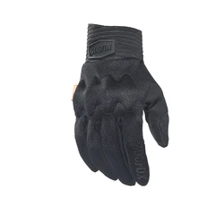 Premium Motorcycle and Mountain Biking Gloves with D3O Technology and Touchscreen Capability - M (100 logo)
