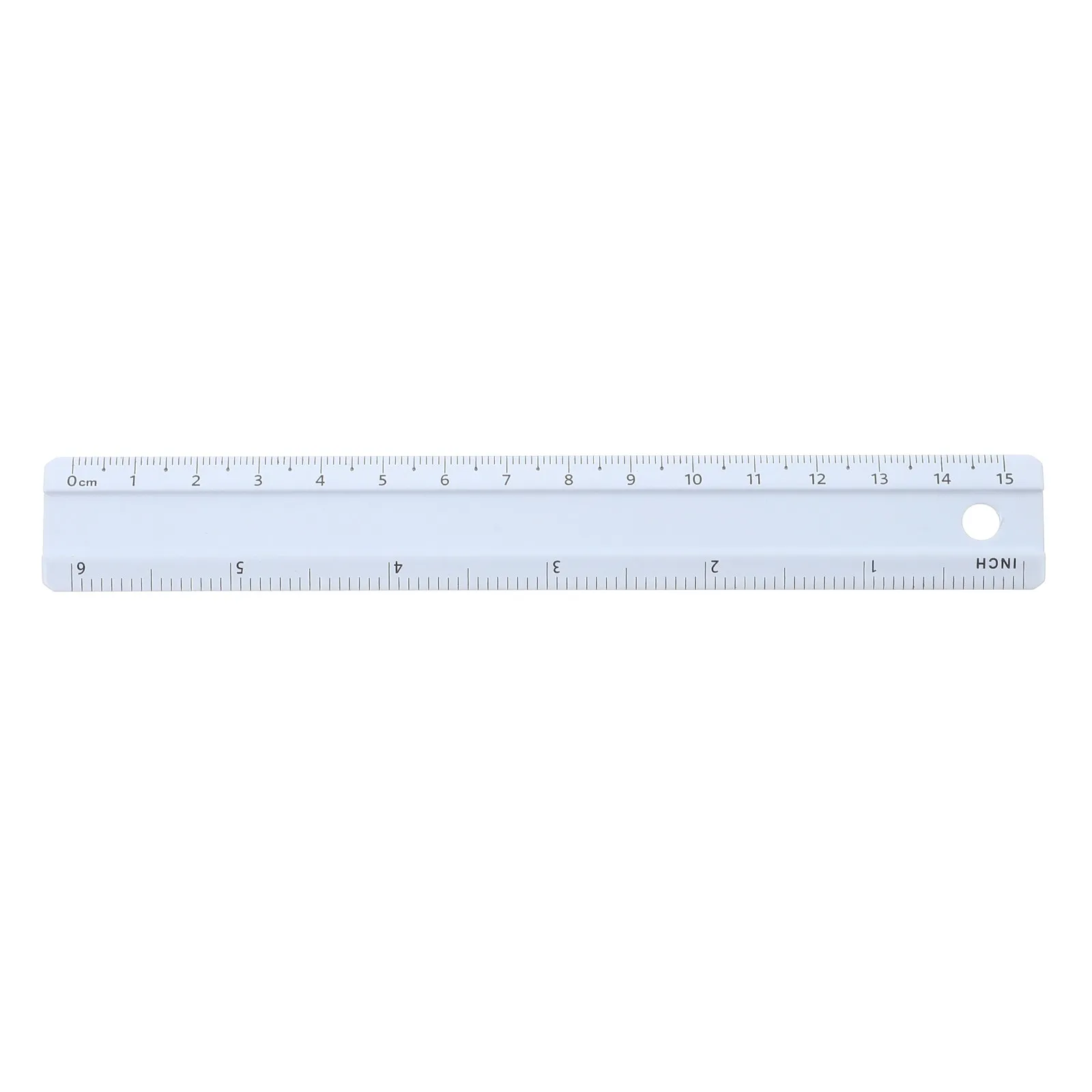 15cm 알루미늄 합금 직선 자, 투명 눈금 측정 도구, 드로잉, 제도, 사무실, 학교, 문구용, 금속 미터법 자