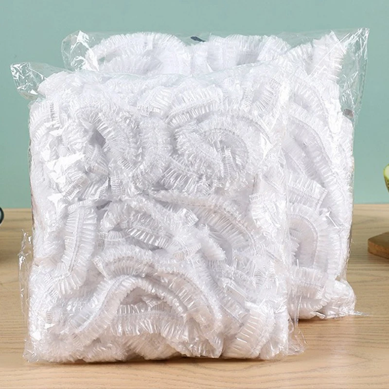 Food Cover Disposable Food Cover Food Grade Plastic Elastic Lids Wrap Bags Refrigerator Fresh-keep Bag For Fruit Vegetable 10-500pcs