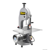 110V/220V Commercial Desktop Saw Bone Cutting Ribs Meat Slicer Electric Bone Cutting Machine Frozen Fish/Bones Meat Cutter 1.5kw 1