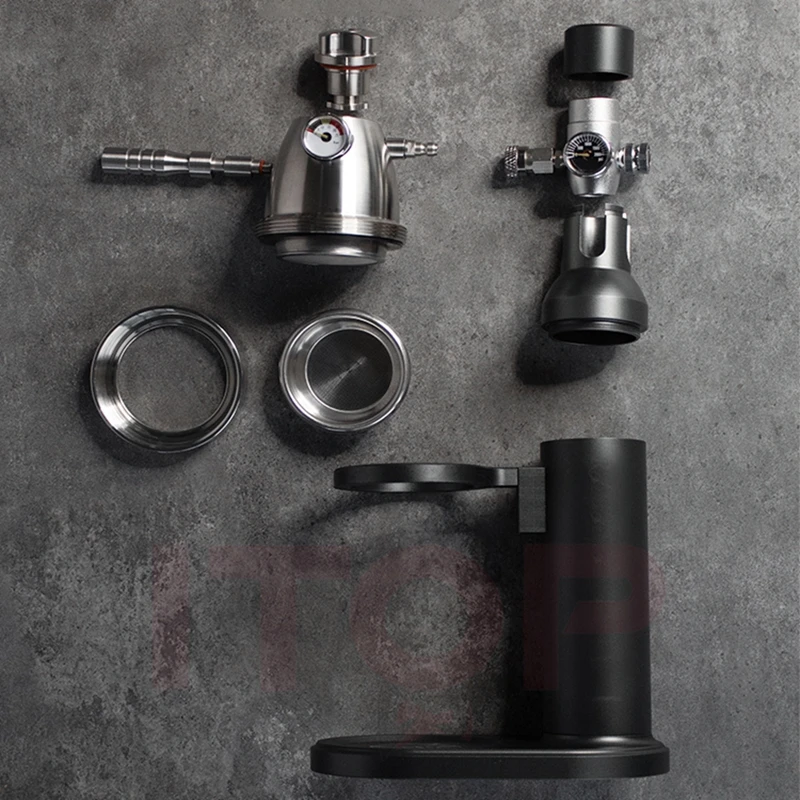 ITOP Pneumatic Coffee Machine Portable Manual Home Outdoor Air Pump Air Pressure Extraction Espresso Semi-automatic Coffee Maker
