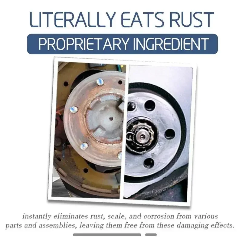 30ML Multi Purpose Rust Remover Spray Car Anti-Rust Chassis Rust Converter Metal Surface Chrome Paintar Auto Clean Repair