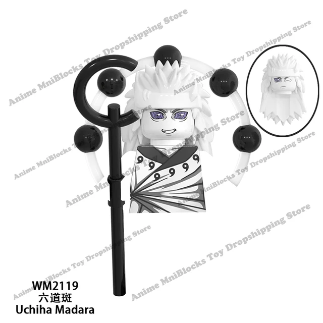 WM6105 WM6106 WM6107 WM6108 WM6109 Naruto blocks anime bricks Sasuke Kakashi mini action toy figures Assemble toys kids gifts Dark Pink
