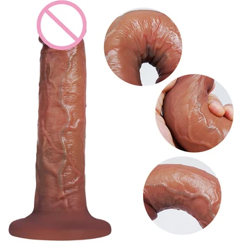 Realistic Dildo Big Penis Soft Outside and Hard Inside Real Man Dildo for Woman Penis Realista Adult Sexy Toys for Couples 6