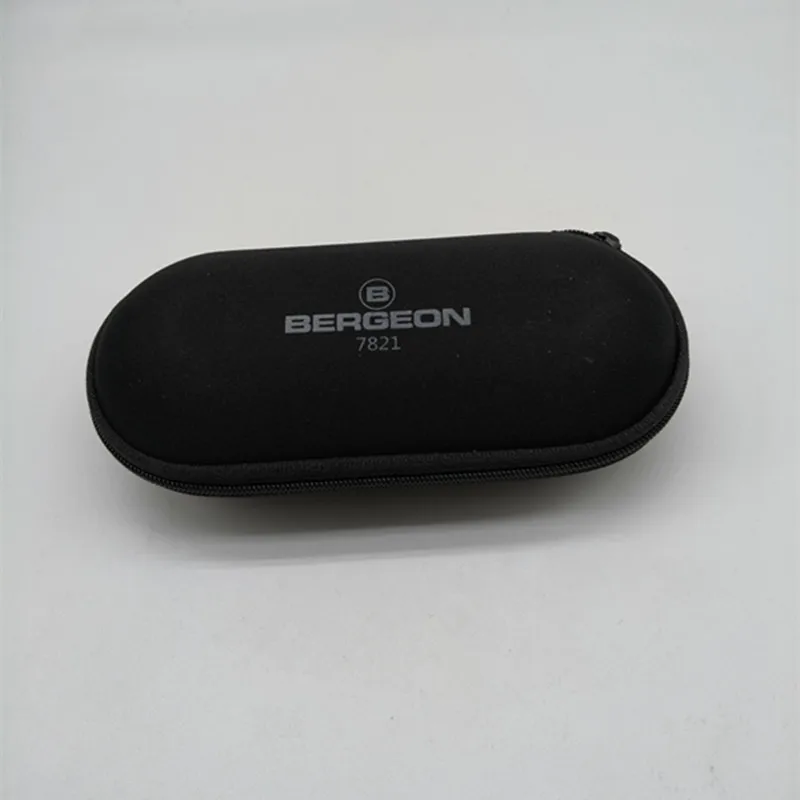 Bergeon7821 시계 수리 도구 가방 이어 포크 드라이버 청소 천 세트