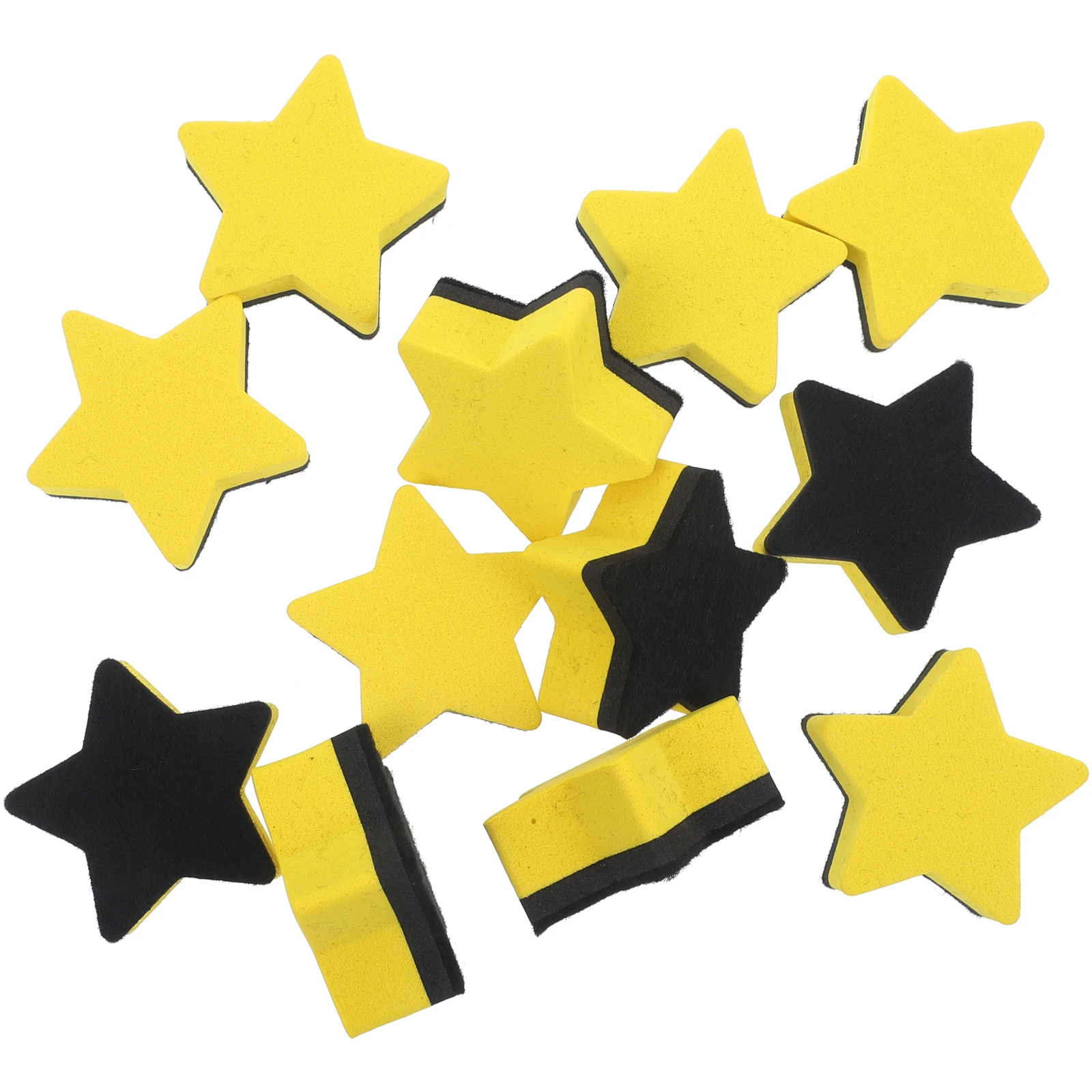 12 Pcs Pentagram Eraser Whiteboard Erasers Reusable Mini Kids Dry School Supplies Classroom Teacher Magnetic Classroom Supplies