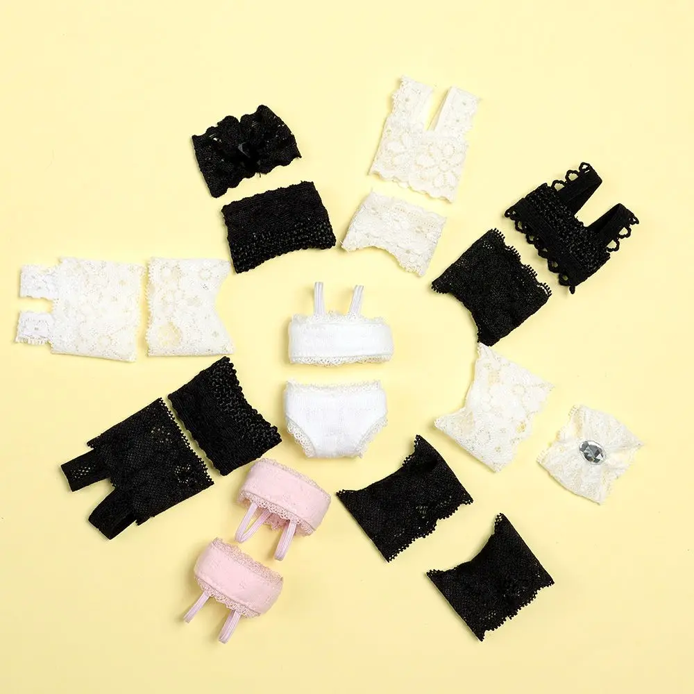 1 Set BJD Puppenkleidung Unterwäsche Pyjamas Bunte Kleidung Unterwäsche Lingerie BH Kleid Spitze Puppenzubehör Kleidung – Detail 7