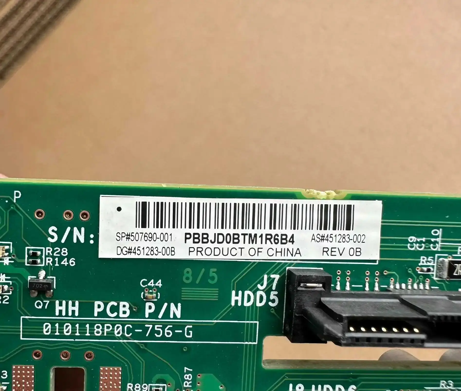 Scheda Backplane HP 777279-001 8-bay SFF SAS/SATA Ricondizionata