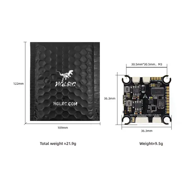 HGLRC F405 8S V1 Flight Controller for FPV Racing / Freestyle Drones 5