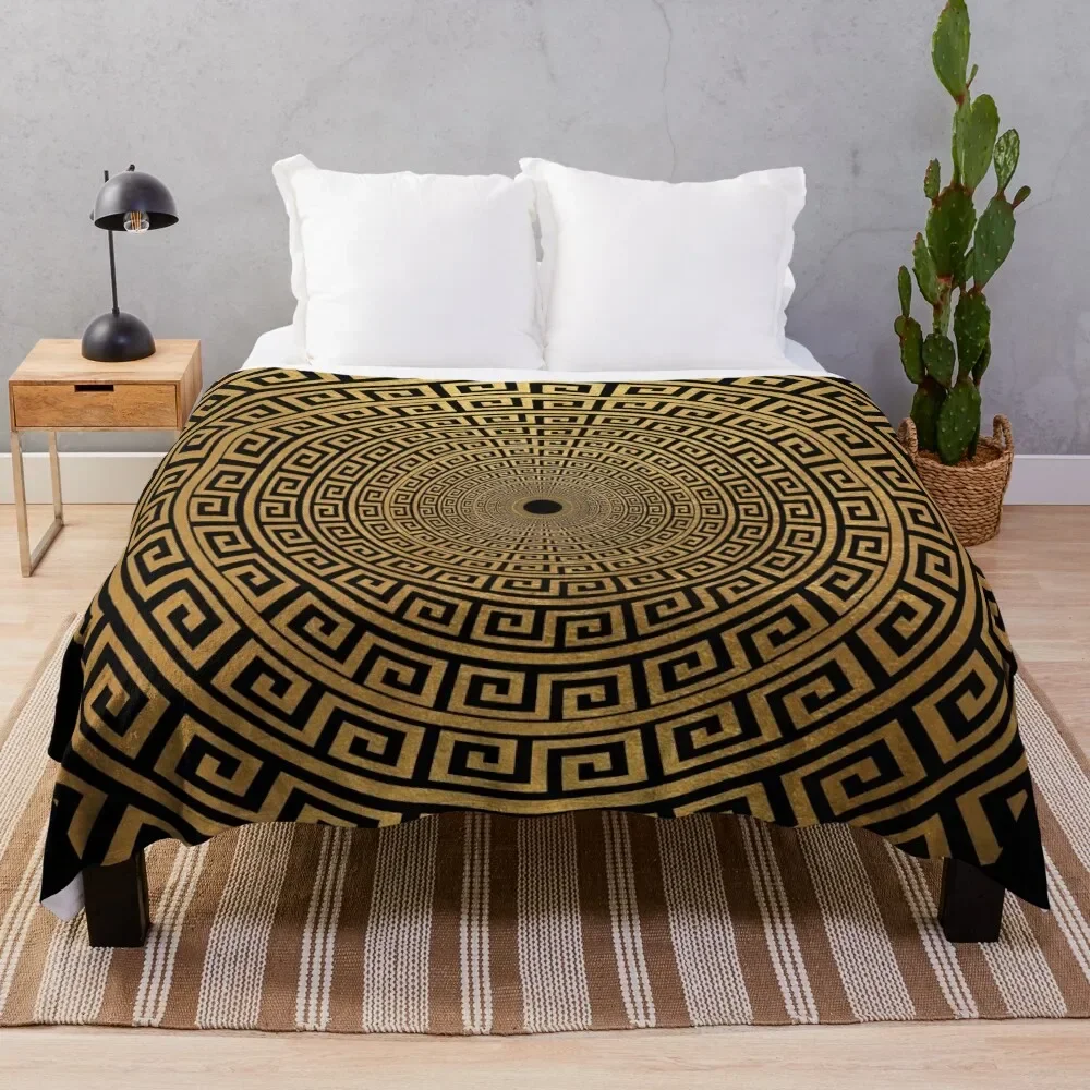 

Greek circle Throw Blanket Bed covers Blankets For Bed For Sofa Thin Decorative Throw Blankets