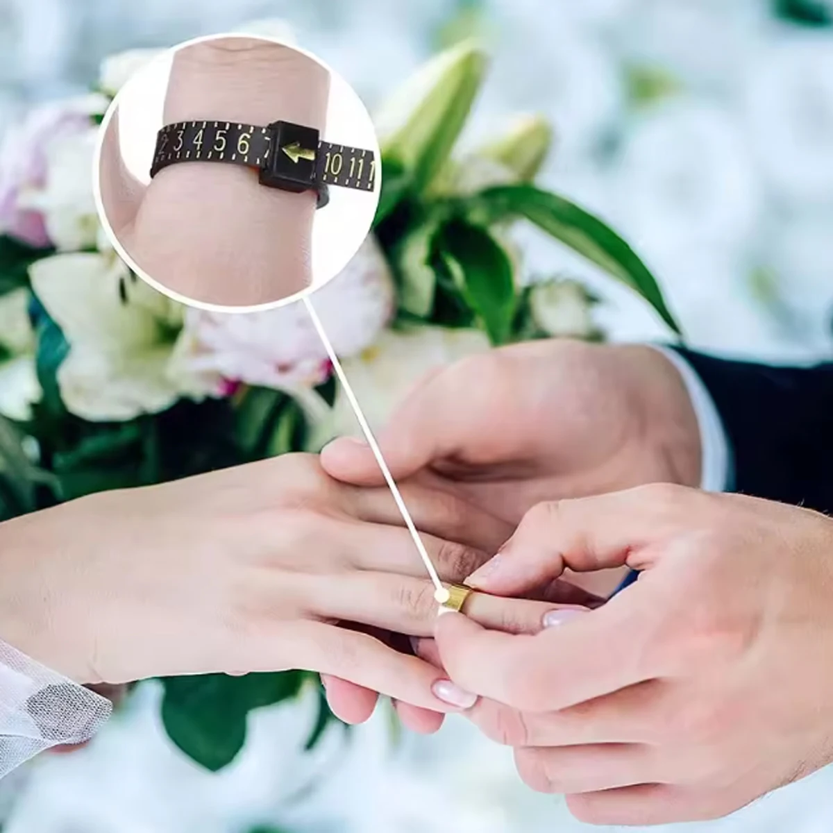 Ring Sizer Finger Circumference Measurement Tool