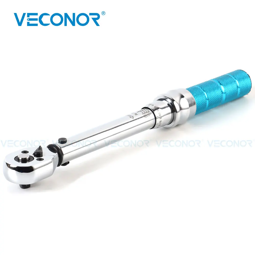

Preset Click Torque Wrench 1/4 Inch Drive 5-25N.m with Quick Release Reversible Head for Motorbike Car Repair
