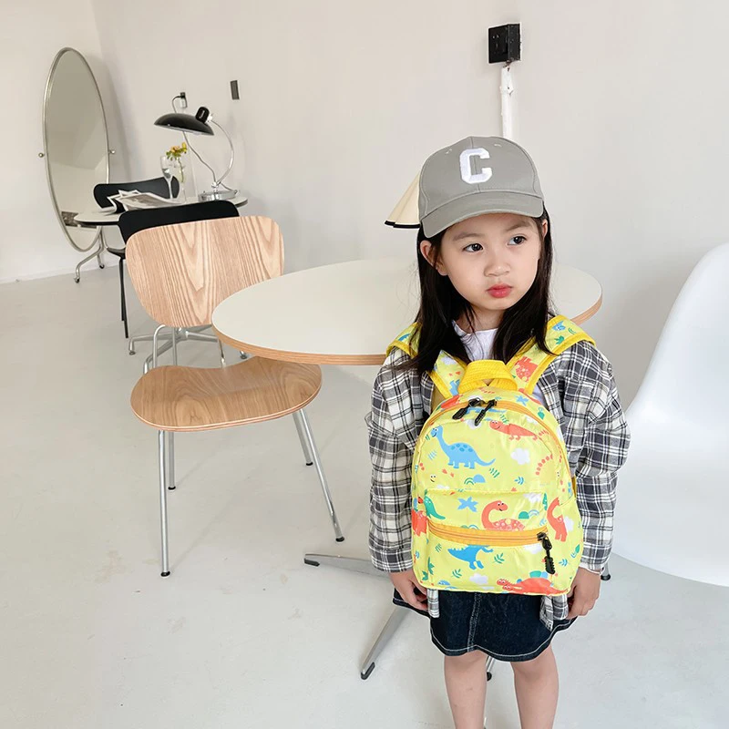 Children's Cartoon Dinosaur Backpacks For Teenager Cute Kindergarten Schoolbag Waterproof Book Bag Boys Girls Animal Bag 2